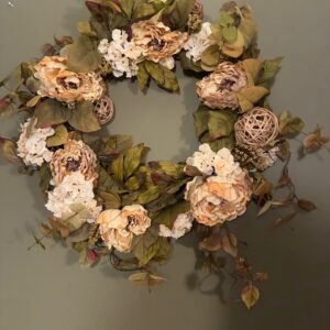 Cream Floral Wreath