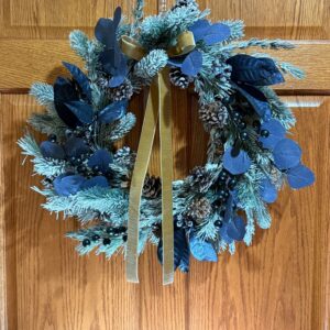 Traditional Wreath in Navy